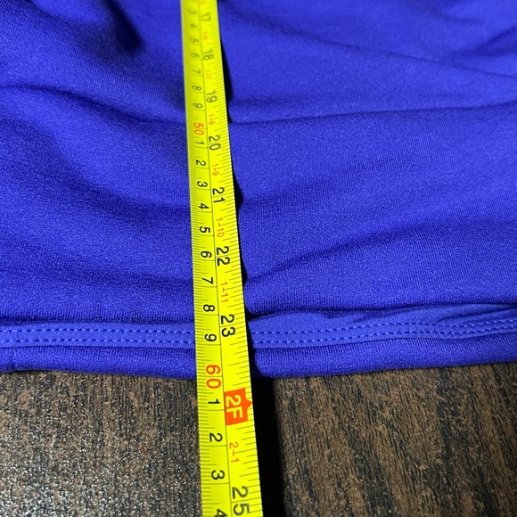 Athleta Blue Purple Altitude Polartec Half Zip Pullover Cropped Sweatshirt XL - Picture 12 of 12